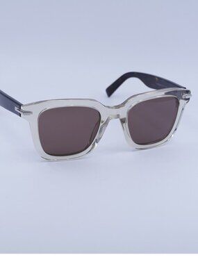 Dior DIORBLACKSUIT S10I 78F0 Sunglasses Beige Square Frame, Brown Lenses